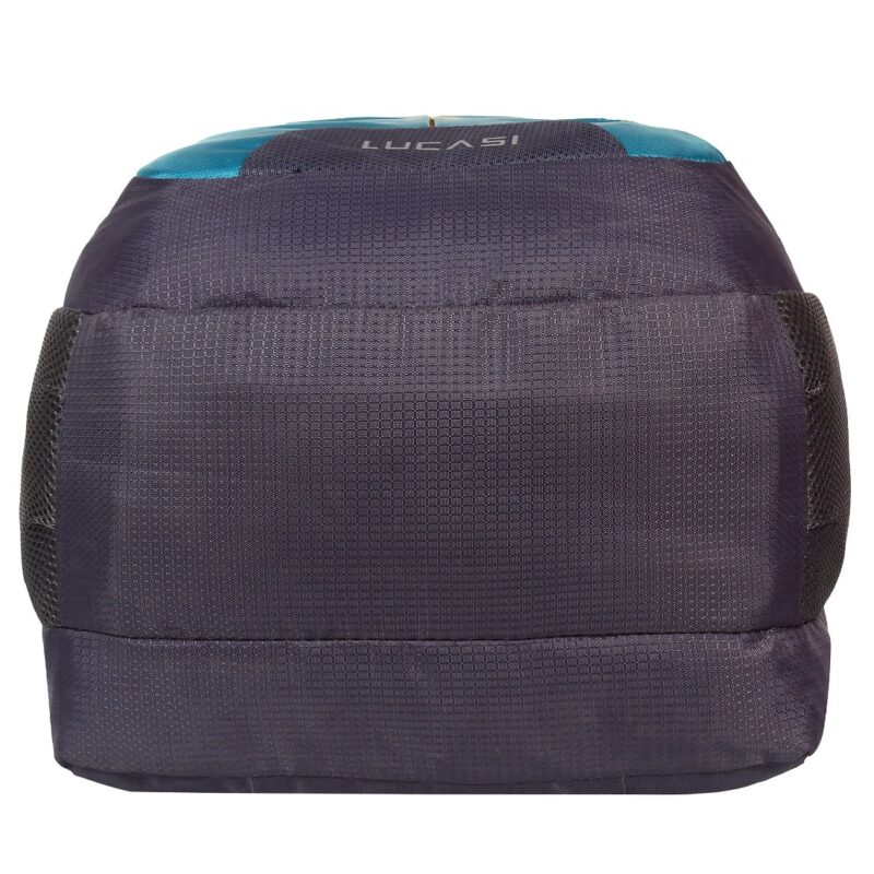 Lucasi sea green grey laptop bag backpack, bottom view, model no 353