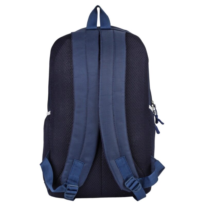 royal beast navy blue backpack, back view, padded with thick padding, model no ata 013