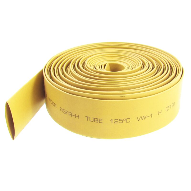 Heat Shrink Tube 25mm Yellow