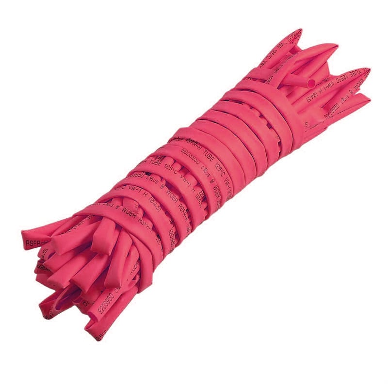 Heat shrink tube 4mm 5mm 6mm red